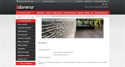 Desktop Screenshot of dominokft.hu